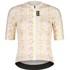 Maloja - SokostiM - Fietsshirt - Beige - 100% Polyester, Stretch, Polygiene-behandeling, Siliconen Coating