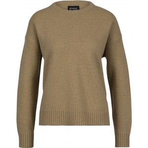 Stoic Womens MMXXNauta Wool Loose Sweater Wollen trui (Dames |beige)