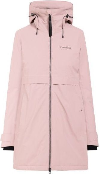 Didriksons - Helle Parka 6 - Lange Jas - Roze - Waterdicht