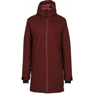 Stoic Womens MountainWool MMXXUppsala Coat Lange jas (Dames |rood |waterdicht)