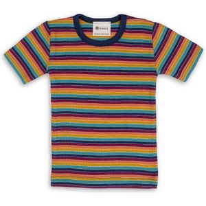 Engel - Kinder Onderhemd S/S - Merino-ondergoed - Meerkleurig