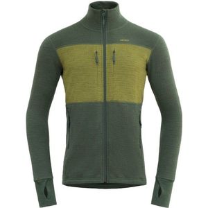 Devold Egga Grid Merino Jacket Merinovest (Heren |olijfgroen)