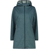 CMP - Woman Parka Fix Hood - Softshelljack - Blauw - Waterdicht