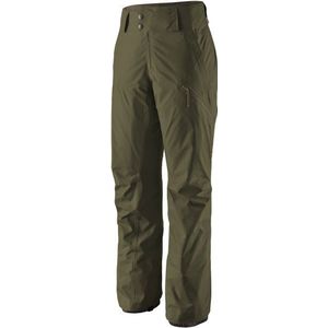 Patagonia Womens Powder Town Pants Skibroek (Dames |olijfgroen |waterdicht)