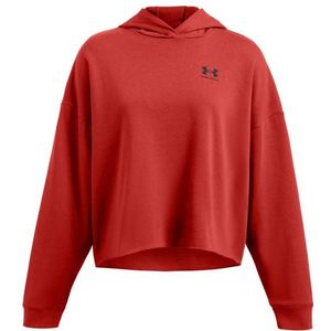 Under Armour Womens Rival Terry OS Hoodie Hoodie (Dames |rood)