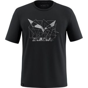 SALEWA - Eagle Geometric - T-shirt - Korte Mouwen - Geometrisch Patroon - Comfortabel