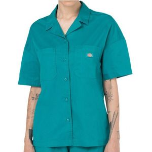 Dickies Womens Vale Shirt Blouse (Dames |turkoois)