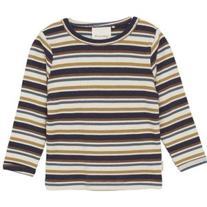 Minymo Kids T-Shirt L/S Y/D Rib Longsleeve (Kinderen |grijs)