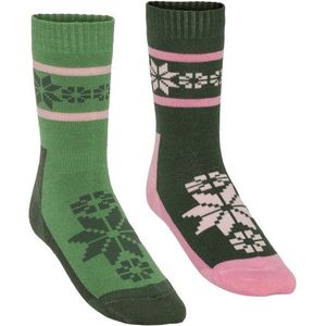Kari Traa - Rusa Sock - Wintersokken - Groen - 2-Pack
