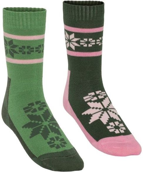 Kari Traa - Rusa Sock - Wintersokken - Groen - 2-Pack