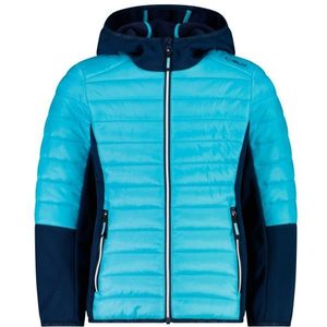 CMP Girls Jacket Hybrid Fix Hood Hybride jas (Kinderen |blauw)