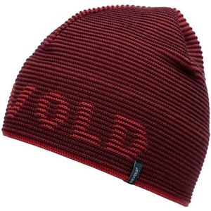 Devold Rib Logo Merino Beanie Muts (rood)