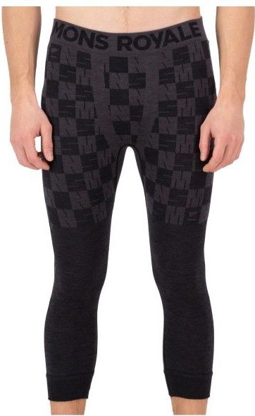 Mons Royale - Ascender Merino Seamless - Legging - Zwart - Merino-ondergoed