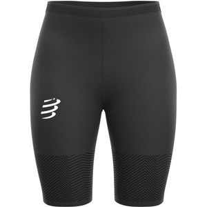 Compressport Womens Run Under Control Short Hardloopshort (Dames |zwart)