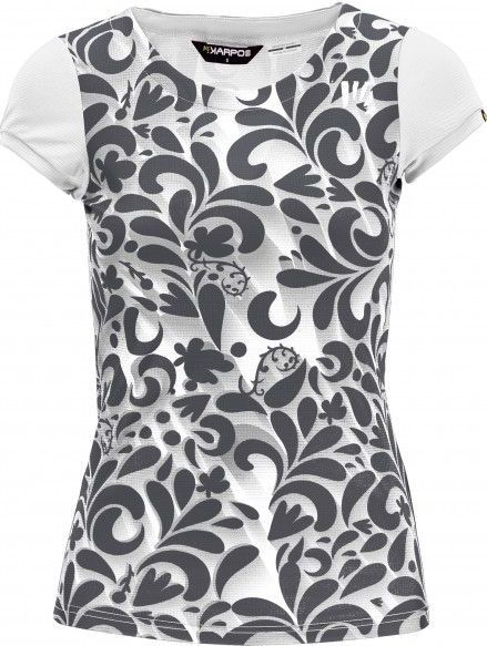 Karpos Womens Loma Print Jersey Hardloopshirt (Dames |grijs)