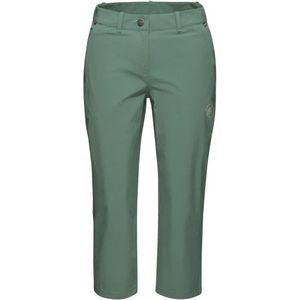 Mammut - Runbold Capri Pants - Olijfgroen/Turkoois - Stretch - Wandelen