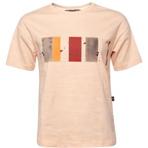 Chillaz Womens Leoben Rainbow T-shirt (Dames |beige)