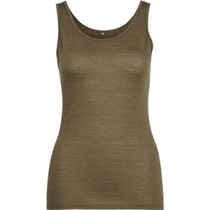 Stoic Womens Merino135 HovaSt Tank Merino-ondergoed (Dames |bruin/olijfgroen)