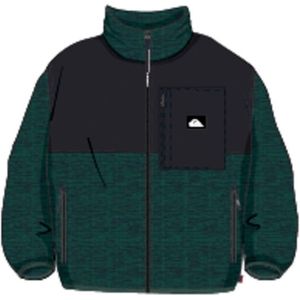 Quiksilver Shallow Water Full-Zip Fleecevest (Heren |groen)