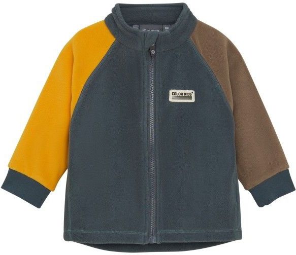 Color Kids - Fleecevest - Blauw - Baby's Fleece Jacket