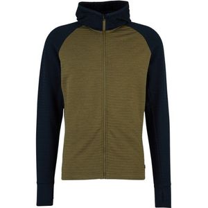 Stoic MerinoFleece260 FlenSt Zip Hoody Merinohoodie (Heren |olijfgroen)