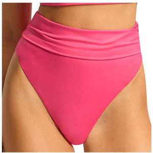 Seafolly Womens Soleil Roll Top High Rise Pant Bikinibroekje (Dames |roze)