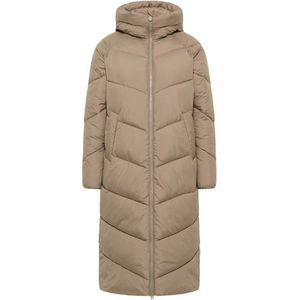 Save the Duck Womens Janis Lange jas (Dames |beige)