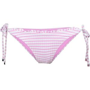Seafolly Womens Sorrentostripe Tie Side Rio Bikinibroekje (Dames |roze)
