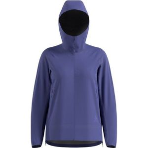 Odlo Womens Essential 25L Waterproof Jacket Hardshell Regenjas (Dames |blauw |waterdicht)