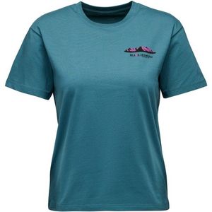 Black Diamond - Womens Mountainscape S/S Tee - T-shirt - Turkoois