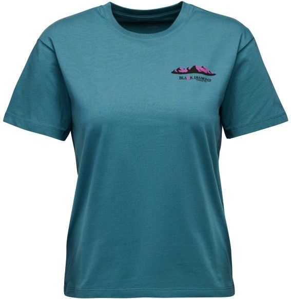 Black Diamond - Womens Mountainscape S/S Tee - T-shirt - Turkoois