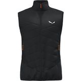 Salewa - Ortles Hybrid Tirolwool - Mouwloos Jack - Zwart - Materiaal: Tirolwool Responsive