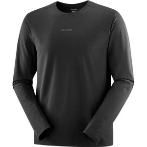 Salomon - Trackline L/S Tee - Longsleeve - Zwart