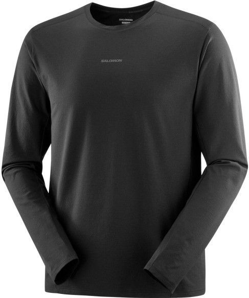 Salomon - Trackline L/S Tee - Longsleeve - Zwart