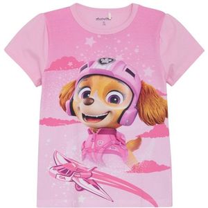 Minymo - Kid's TShirt - Roze - 95% Katoen, 5% Elastaan