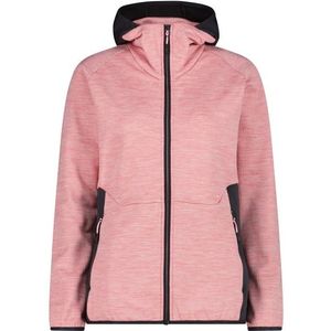 CMP Womens Jacket Fix Hood Fleecevest (Dames |roze)
