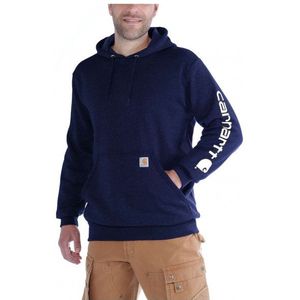 Carhartt Sleeve Logo Hooded Sweatshirt Hoodie (Heren |blauw)