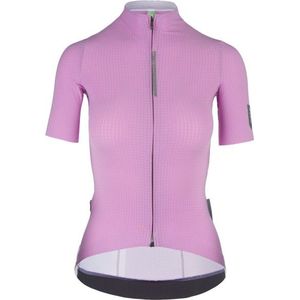 Q365 Womens Pinstripe Pro Fietsshirt (Dames |roze/purper)