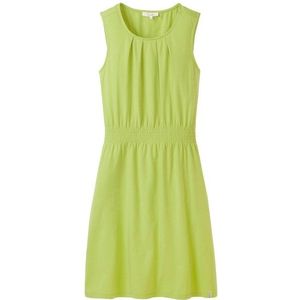 Tranquillo Womens Tailliertes Jersey-Kleid Jurk (Dames |groen)