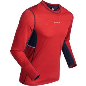Daehlie Performance Wool Long Sleeve Merino-ondergoed (Heren |rood)