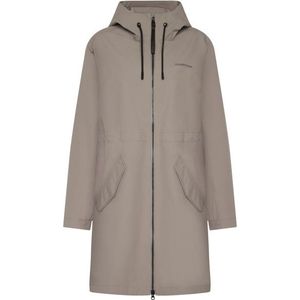 Didriksons Womens Marta Parka 3 Lange jas (Dames |bruin |waterdicht)