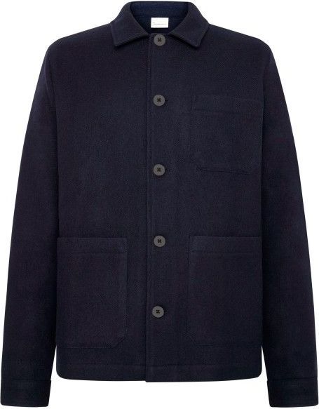 KnowledgeCotton Apparel - Wool Overshirt - Vrijetijdsjack - Blauw