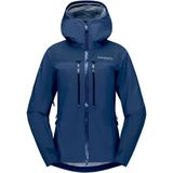 Norrona - Womens Trollveggen - GORE-TEX Pro Light Jacket - Regenjas - Blauw - Waterdicht