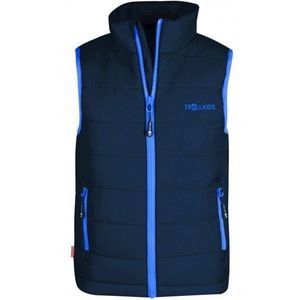 Trollkids Kids Trondheim Vest Synthetische bodywarmer (Kinderen |blauw)