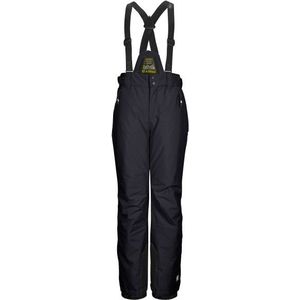 killtec - KSW 214 BYS - Pantalon de Ski - Zwart - Met Amovibele Bavette en Jupe Pare-neige