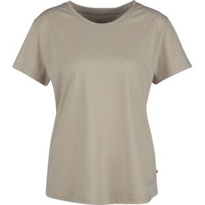 Stoic Womens Hemp20 SälkaSt S/S Sportshirt (Dames |grijs/beige)