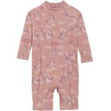 Color Kids - Baby Suit L/S AOP - Lycra - Roze