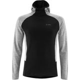 Löffler Hoody Transtex Merino Merinolongsleeve (Heren |zwart/grijs)