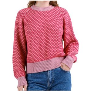 DEDICATED Womens Sweater Husie Bubble Knit Trui (Dames |roze)