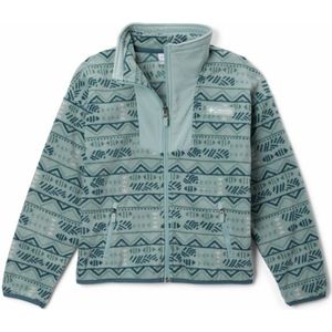 Columbia Girls' Sequoia Aztec Full Zip Fleece Junior - Blauw, Blauw